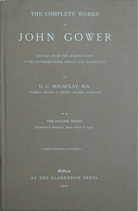 The complete works of John Gower, volume 2 : $b The English works — John Gower cover