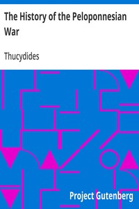 The History of the Peloponnesian War — Thucydides cover