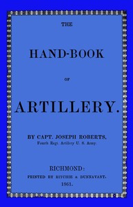 The hand-book of artillery cover