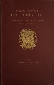 Origins of the 'Forty-five : $b and other papers relating to that rising — Anonymous cover