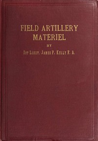 Field artillery materiel — Anonymous cover