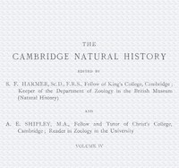 The Cambridge natural history, Vol. 04 (of 10) — Cecil Warburton cover