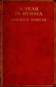 A year in Russia — Maurice Baring cover