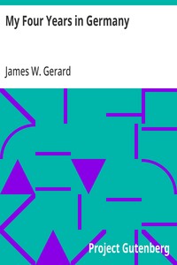 My Four Years in Germany cover