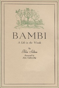 Bambi : $b A life in the woods — Felix Salten cover