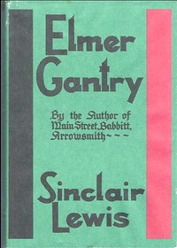 Elmer Gantry — Sinclair Lewis cover
