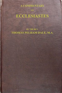 A commentary on Ecclesiastes cover