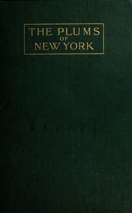The plums of New York — U. P. Hedrick cover