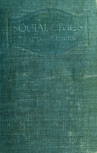 Social Civics — William Bennett Munro cover