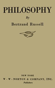 Philosophy — Bertrand Russell cover