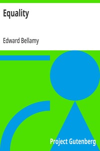 Equality — Edward Bellamy cover