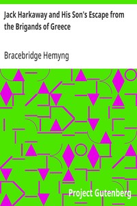 Jack Harkaway and His Son's Escape from the Brigands of Greece — Bracebridge Hemyng cover