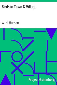 Birds in Town & Village — W. H. (William Henry) Hudson cover