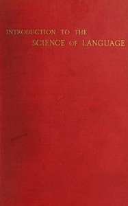 Introduction to the science of language, Volume 1 (of 2) — A. H. (Archibald Henry) Sayce cover