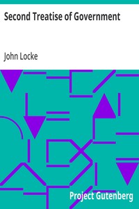Second Treatise of Government — John Locke cover