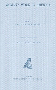 Woman's work in America — Anonymous cover