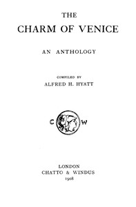 The charm of Venice : $b An anthology — Anonymous cover