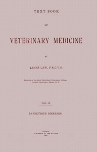 Text book of veterinary medicine, Volume 4 (of 5) — James Law cover