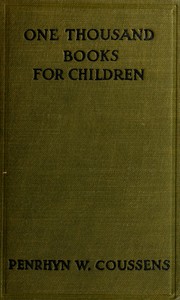 One thousand books for children — Anonymous cover