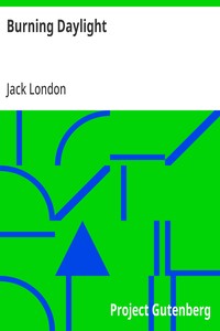 Burning Daylight — Jack London cover