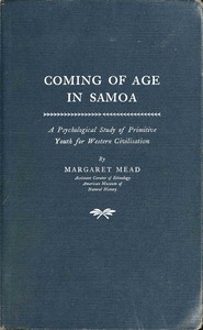 Coming of age in Samoa : $b A psychological study of primitive youth for western civilisation — Margaret Mead cover