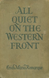 All quiet on the Western Front cover