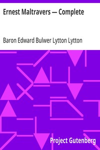 Ernest Maltravers — Complete — Edward Bulwer Lytton, Baron Lytton cover