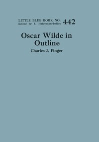 Oscar Wilde in outline — Charles Joseph Finger cover