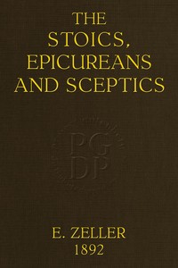 The Stoics, Epicureans and Sceptics cover