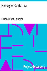 History of California — Helen Elliott Bandini cover