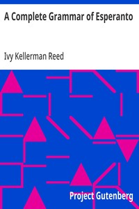 A Complete Grammar of Esperanto — Ivy Kellerman Reed cover
