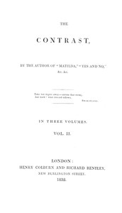 The contrast, Volume 2 (of 3) — Constantine Henry Phipps, Marquess of Normanby cover