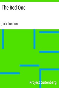 The Red One — Jack London cover