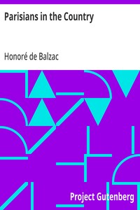 Parisians in the Country — Honoré de Balzac cover