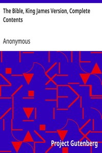 The Bible, King James Version, Complete Contents — Anonymous cover