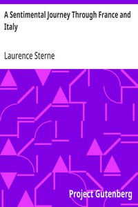 A Sentimental Journey Through France and Italy — Laurence Sterne cover