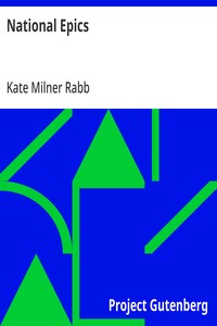 National Epics — Kate Milner Rabb cover