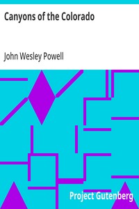 Canyons of the Colorado — John Wesley Powell cover