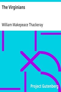 The Virginians — William Makepeace Thackeray cover