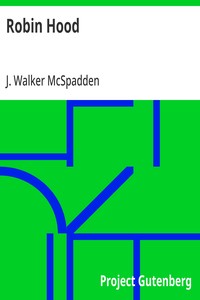Robin Hood — J. Walker (Joseph Walker) McSpadden cover
