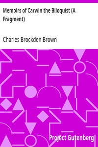 Memoirs of Carwin the Biloquist (A Fragment) — Charles Brockden Brown cover