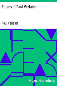 Poems of Paul Verlaine — Paul Verlaine cover