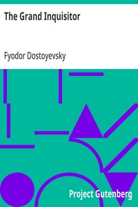 The Grand Inquisitor — Fyodor Dostoyevsky cover