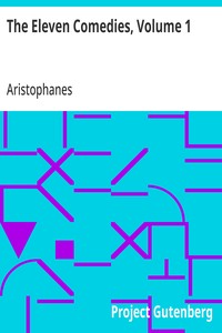 The Eleven Comedies, Volume 1 — Aristophanes cover