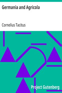 Germania and Agricola — Cornelius Tacitus cover