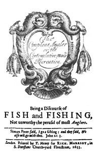 The Complete Angler 1653 — Izaak Walton cover