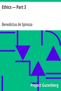 Ethics — Part 3 — Benedictus de Spinoza cover