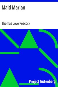 Maid Marian — Thomas Love Peacock cover