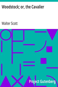 Woodstock; or, the Cavalier — Walter Scott cover