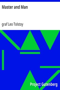 Master and Man — Leo, graf Tolstoy cover